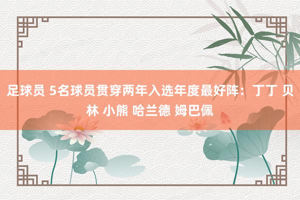 足球员 5名球员贯穿两年入选年度最好阵：丁丁 贝林 小熊 哈兰德 姆巴佩