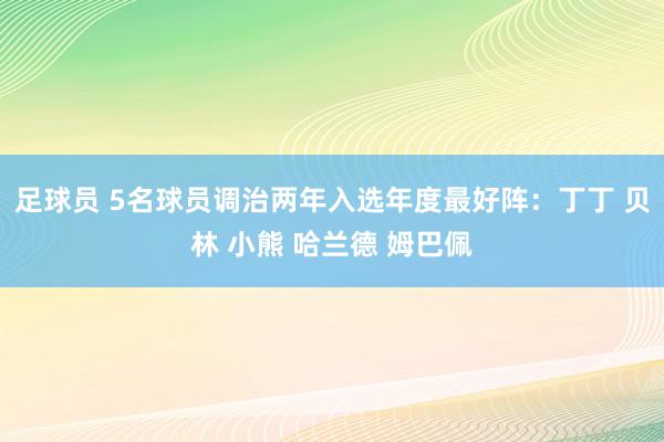 足球员 5名球员调治两年入选年度最好阵：丁丁 贝林 小熊 哈兰德 姆巴佩